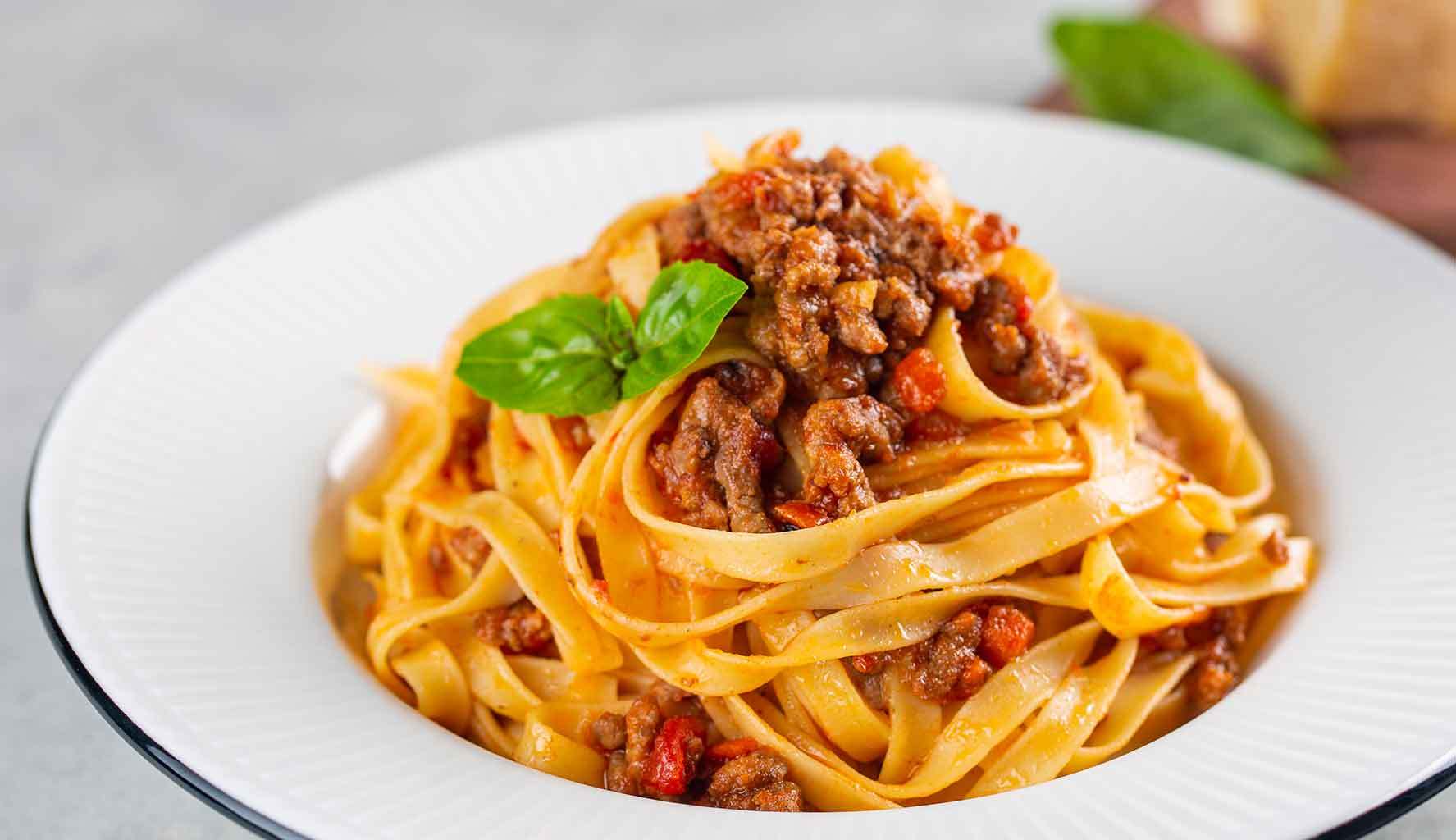 Tagliatelle Ragu lucano