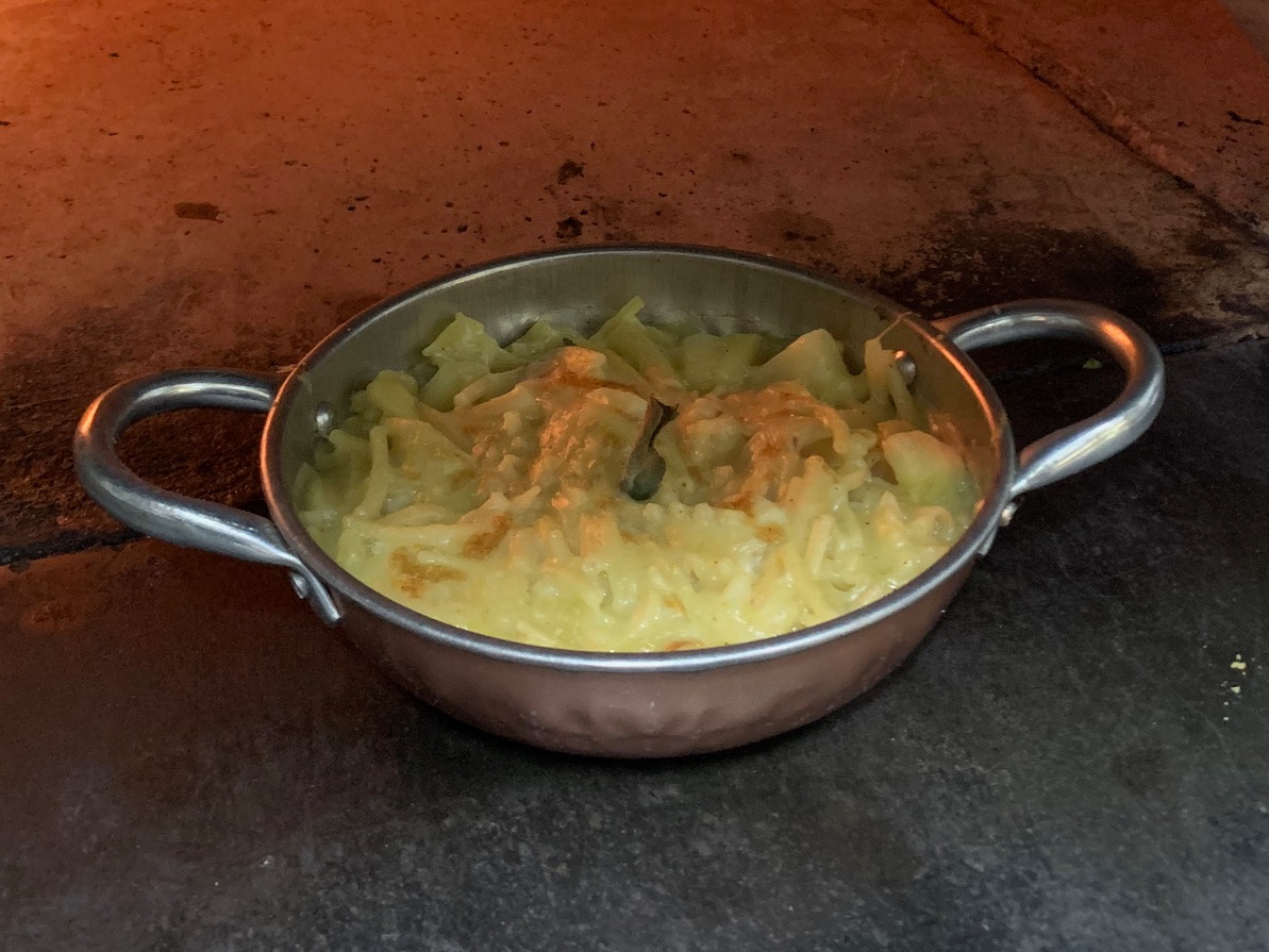 Pasta e Patate Gratinata con Provola Affumicata