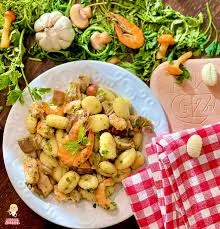 Gnocchi Gamberi Porcini