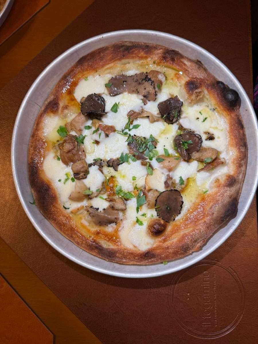 Pizza: Porcina Tartufata
