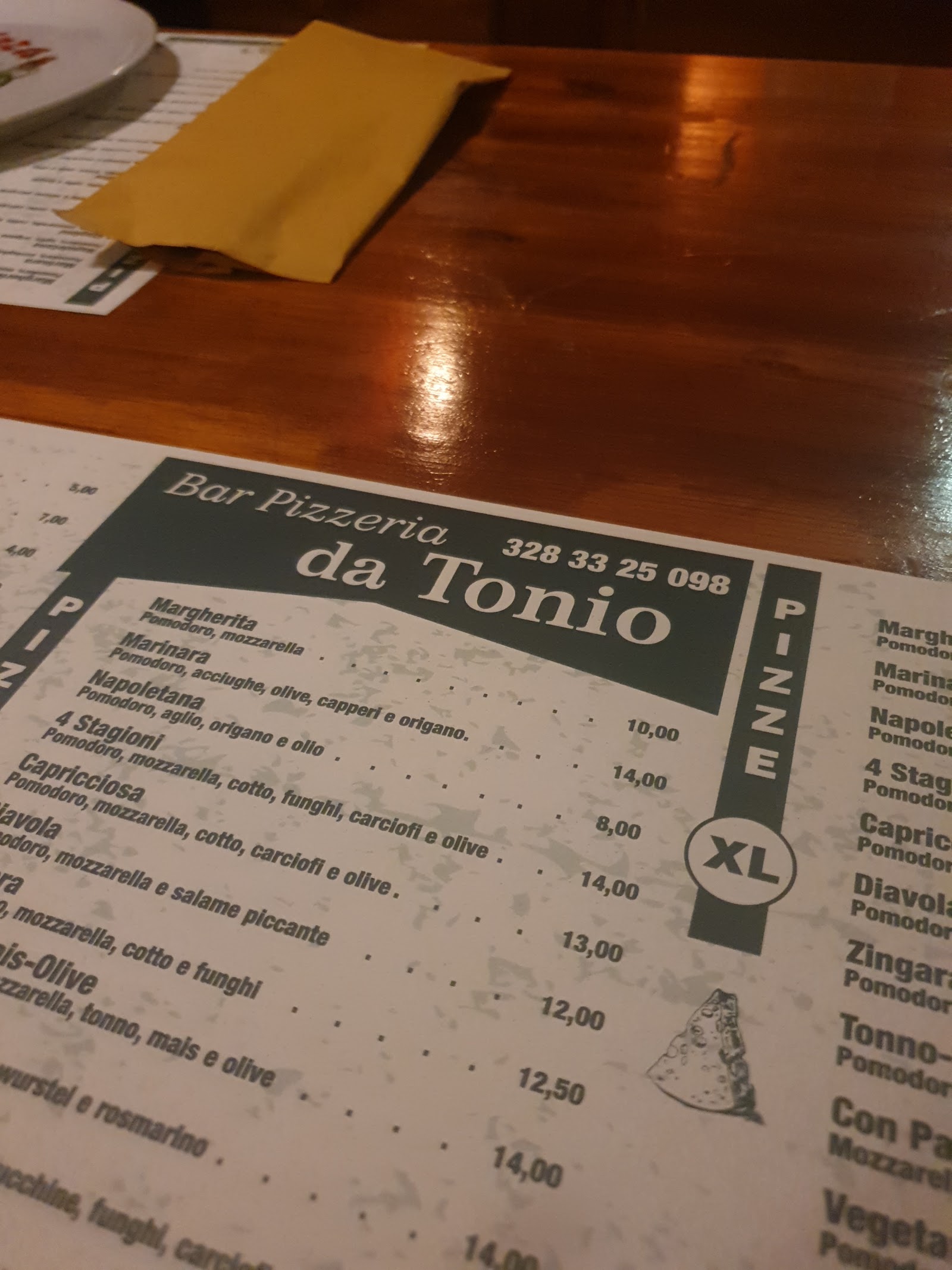 Bar Pizzeria da Tonio (Circolo Old Style)