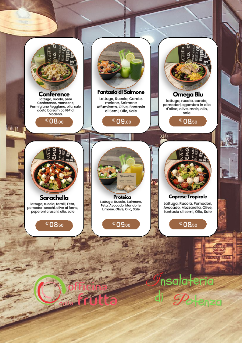 OFFICINA della FRUTTA - Insalateria di Potenza -