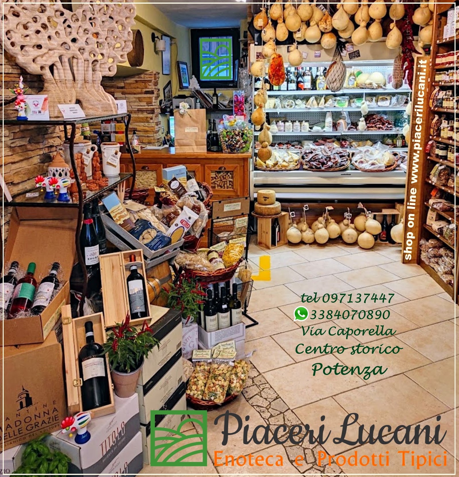 Enoteca e prodotti tipici PIACERI LUCANI