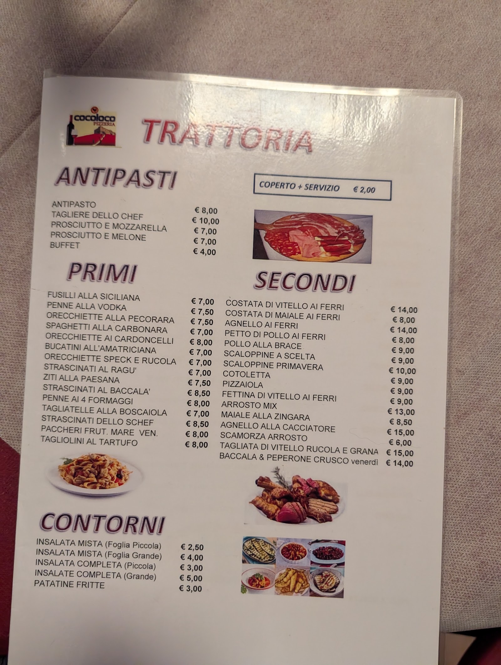 Cocoloco Pizzeria Trattoria