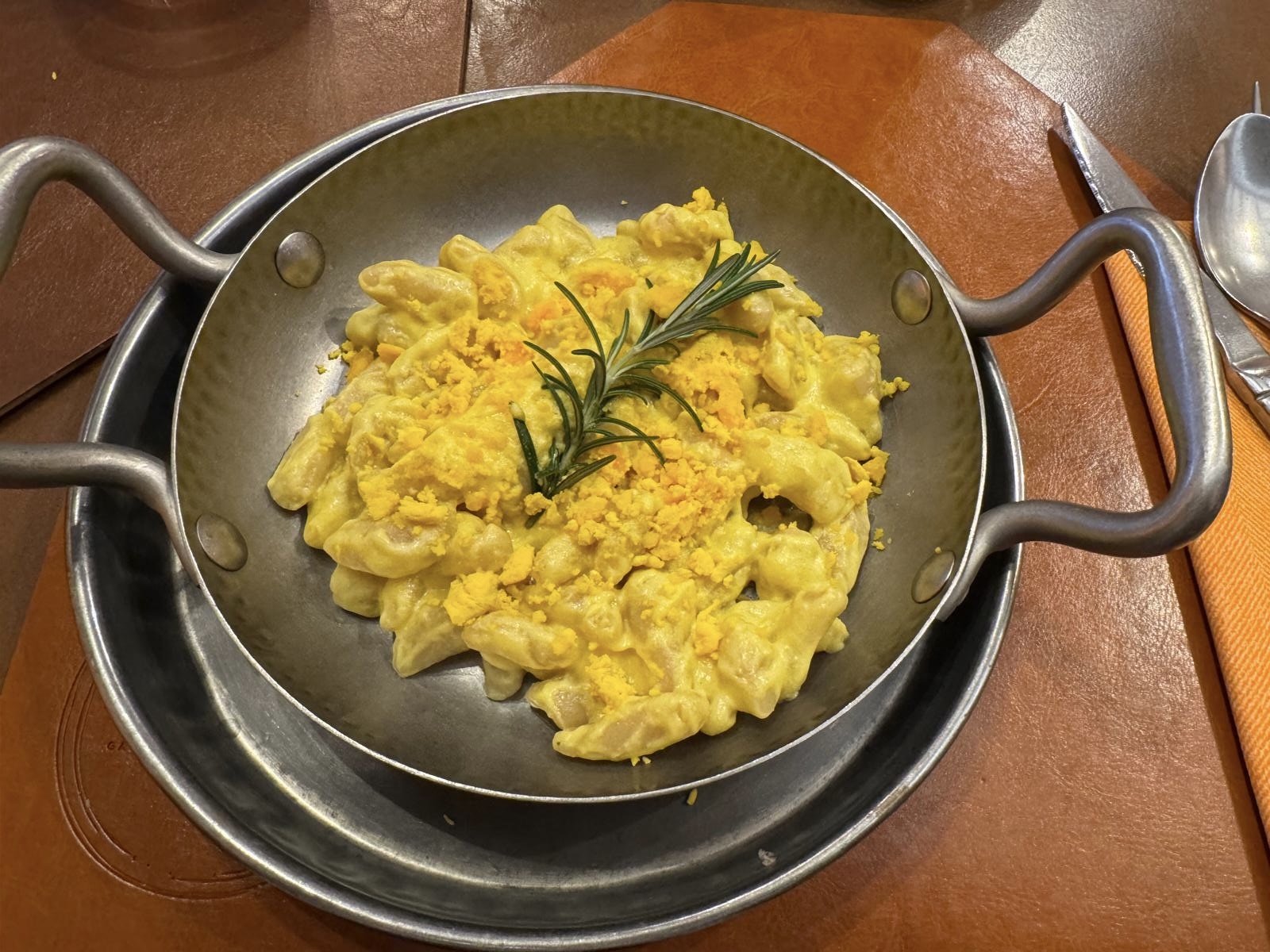 cavatelli allo zafferano