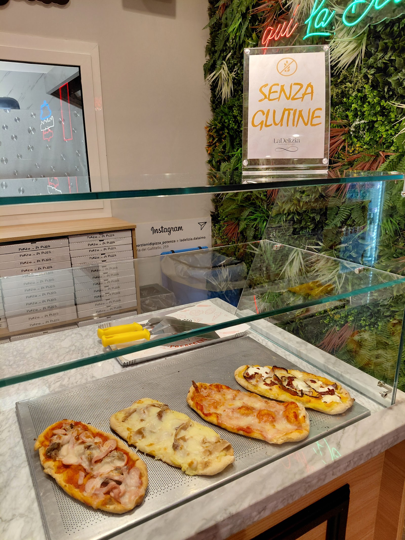 Porzioni di Pizza Potenza
