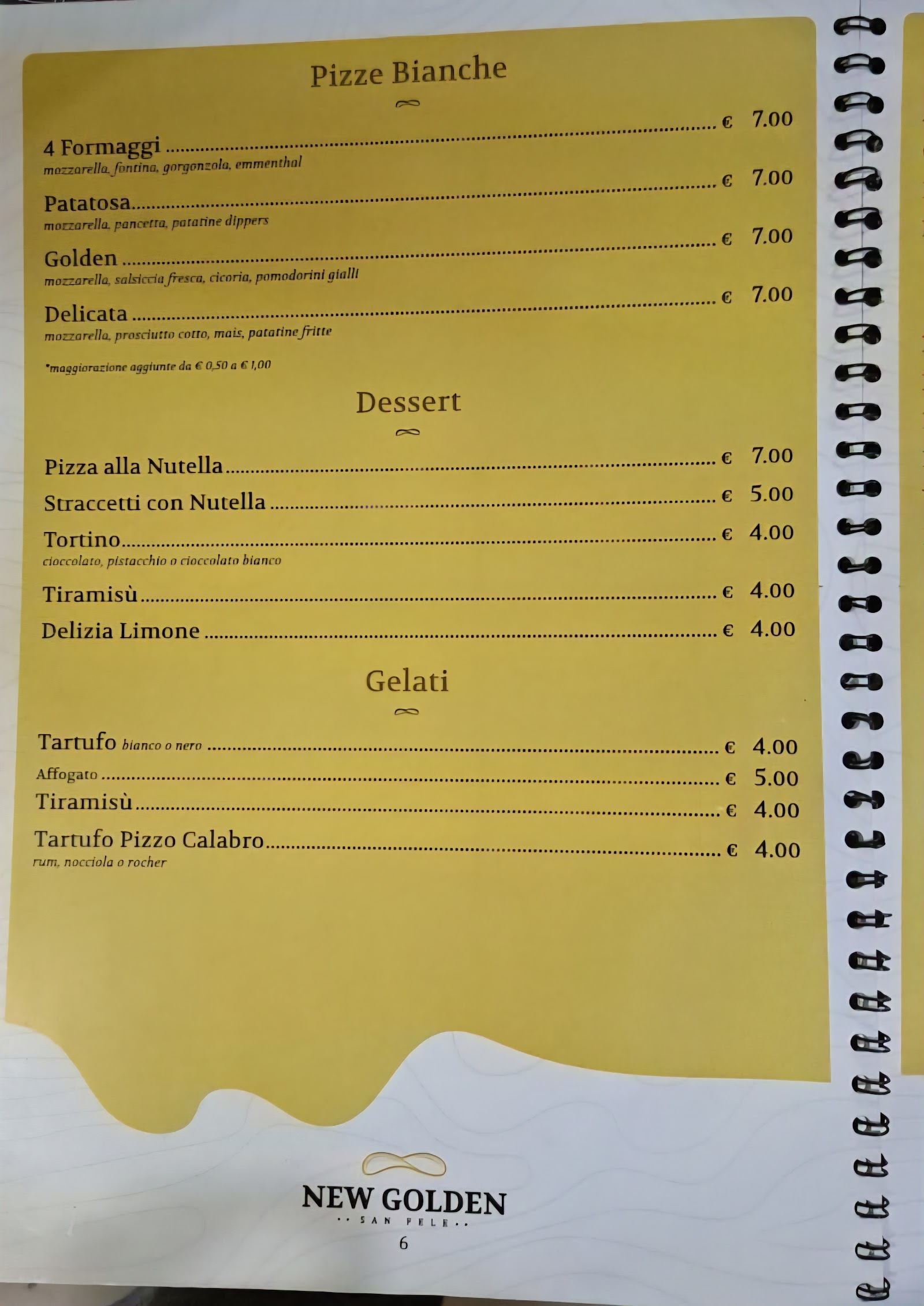 Pizzeria New Golden